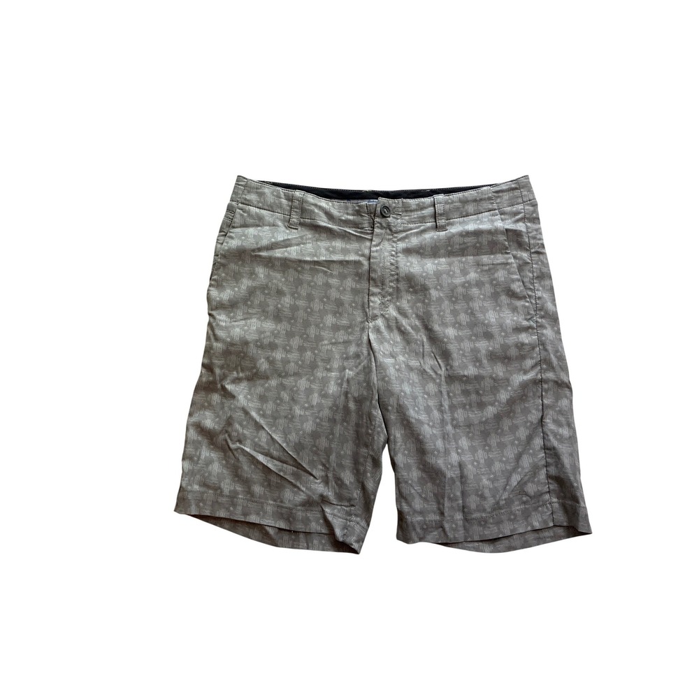 Tommy Bahama Mens Grey Geometric Hybrid Performance‎ Shorts Size 33 Stretch